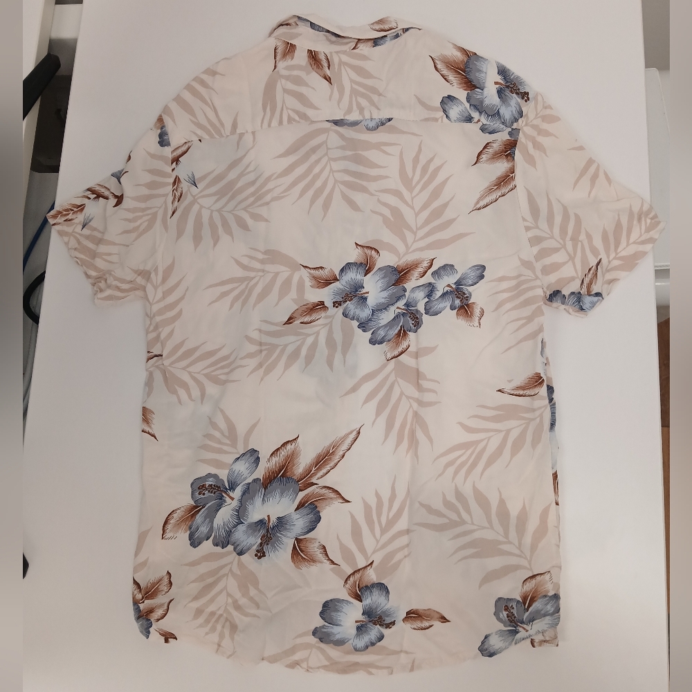 Cactus Man Ricky Singh Tropical lightweight button-up Beach Vacation shirt Large - Picture 3 of 6